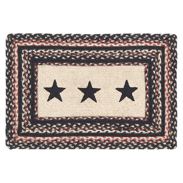 Colonial Star Jute Braided Rect Placemat 12